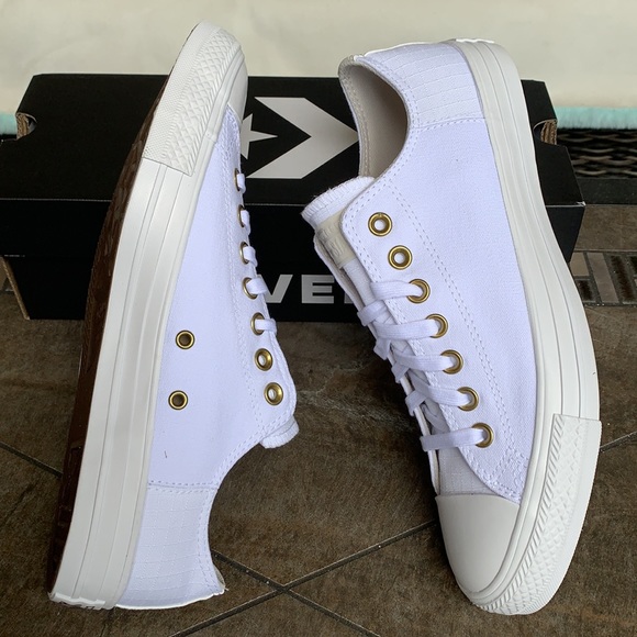 CONVERSE CTAS OX WHITE/PALE PUTTY/WHITE WMNS - Picture 6 of 14